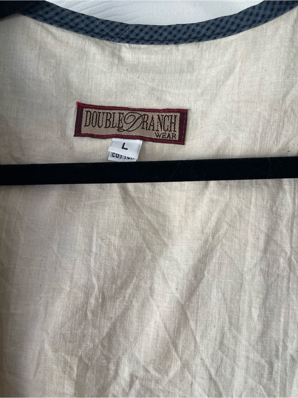 Double D Ranch Wear Patchwork Quilt Vest 100% Cotton Western Size Large - Picture 3 of 9